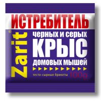 Ср-во от грызунов Zarit ТриКота 100гр (10шт) 