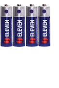 Батарейка Eleven АА R6 солевая (1уп-4) к-60
