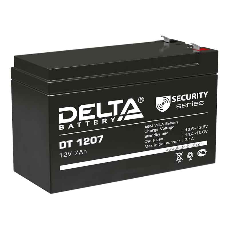 Батарея аккумуляторная Delta DT 1207