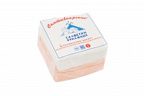 яСалфетки 24см х 24см Сыктывкар белый+розовый (1уп-100шт) к-48 Склад