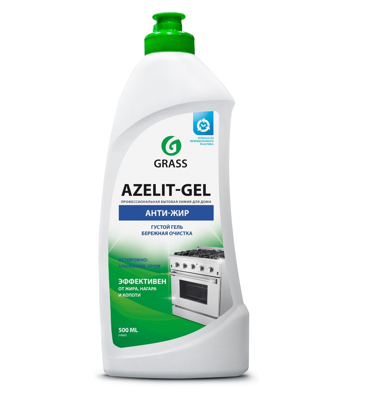 Ср-во д/плит Grass Azelit 500мл Анти-жир гель к-12