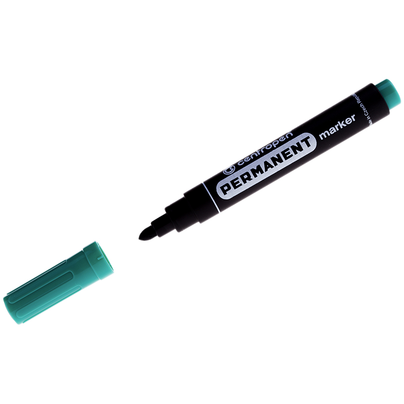Маркер Permanent Centropen зелёный 2,5мм