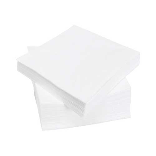 Салфетки 24см х 24см 1сл.Line Paper белые (1уп-100шт) к-36