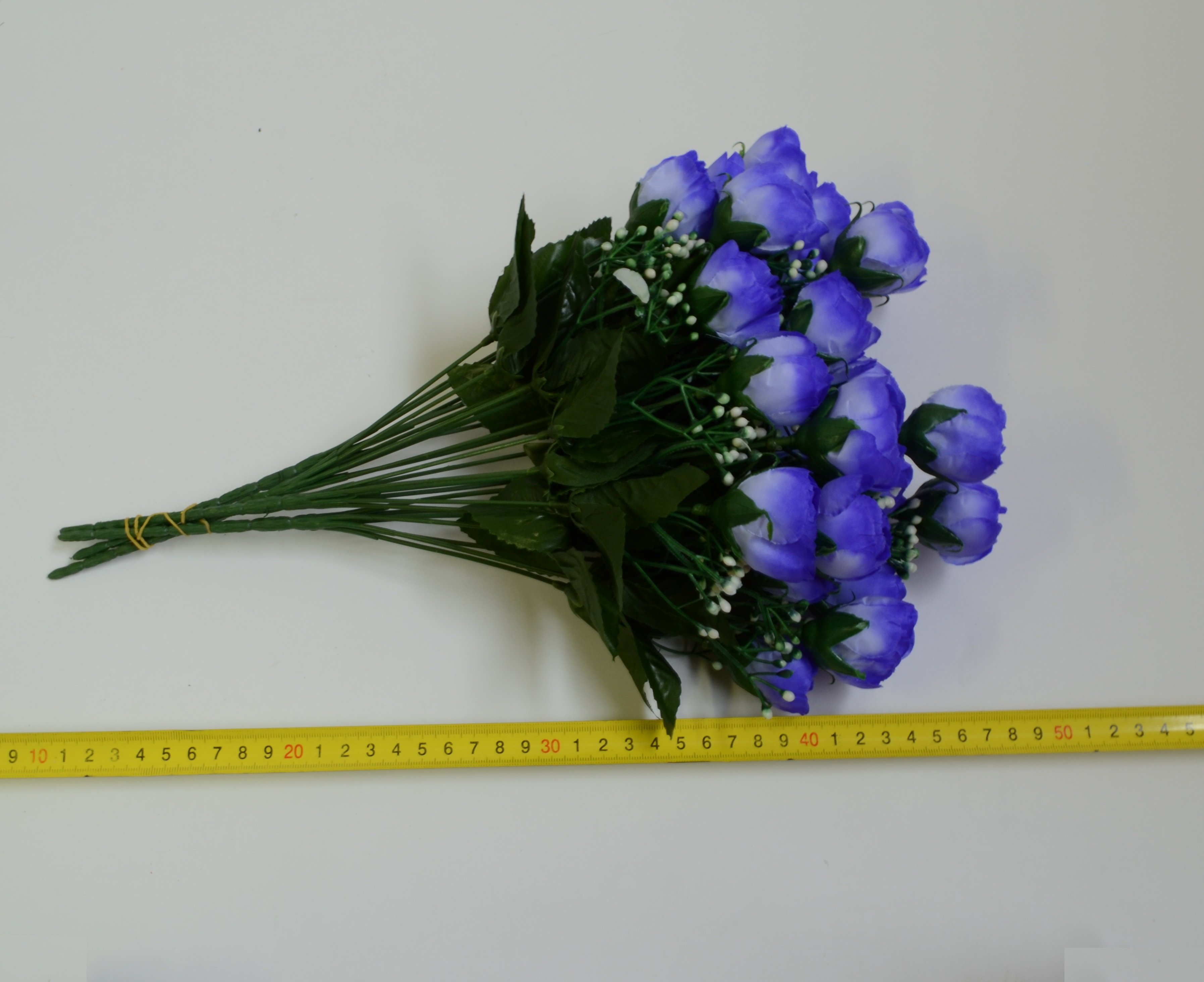 Цветы искусственные Камелия 7 головок 37см.(1уп-4шт) к-40