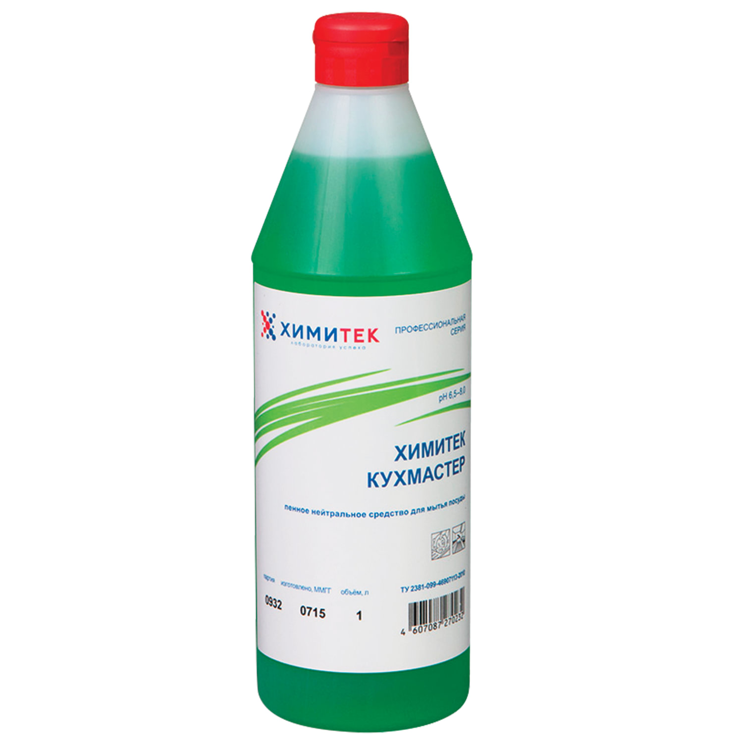 Ср-во д/посуды Химитек кухмастер (концентрат) 1л к-15