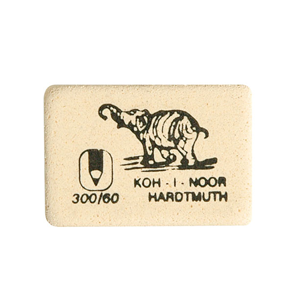 Ластик KOH-I-NOOR белый 300х60 (1к-60шт)