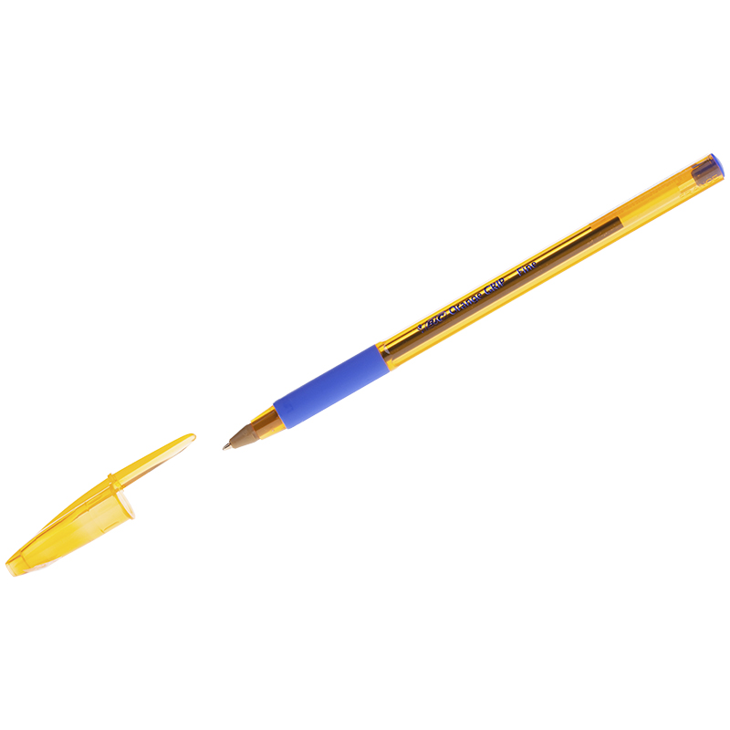 Ручка Bic шар. Orange Grip  0.8мм грип синяя к-20