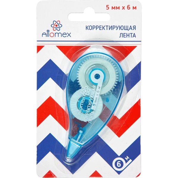 Корректир лента-роллер Attomex 5мм х 6м к-12