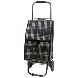 Тележка с сумкой 30кг 31*29*84см D203 ECO Рыжий кот