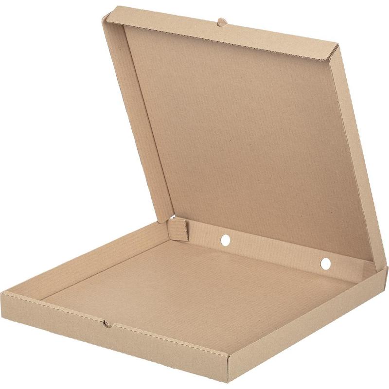 Коробка 45x45x4 для пиццы Т23 бурая к-25