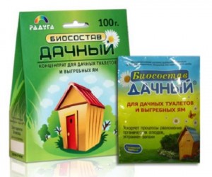 Биосостав Дачный 100гр сухой д/выгребных ям и туалетов 
