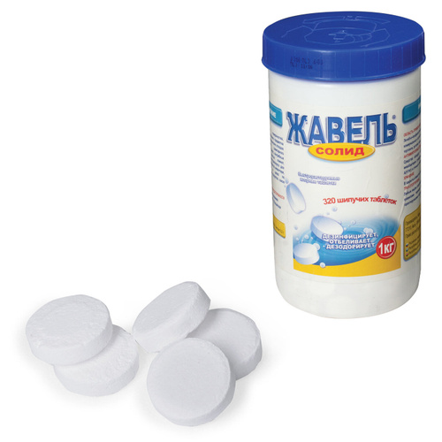 Ср-во дезинфицирующее Жавель Солид 1кг к-6