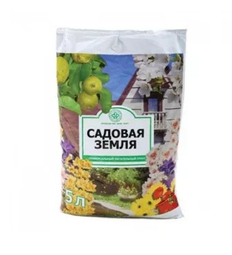 Грунт 5л Садовая земля Сад чудес к-5