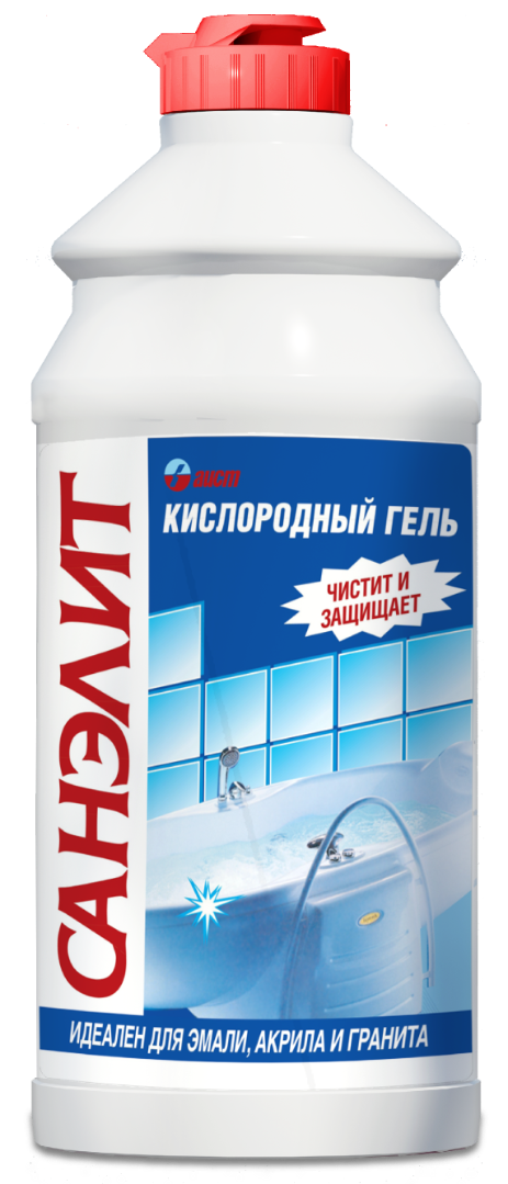 Ср-во чистящее Санэлит-кислородный гель 500мл к-15 