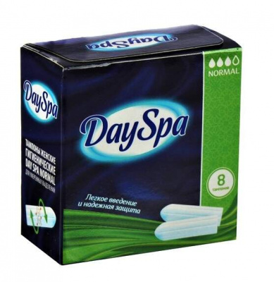 Тампоны Day Spa гигиенические нормал. у-8 к-54