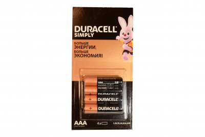 Батарейка Duracell LR03 ААА (1уп-2шт) к-20 