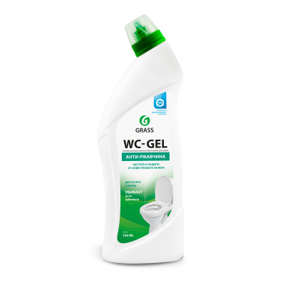 Ср-во д/сантехники чистящее Grass WC-gel 750мл к-12
