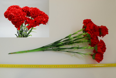 Цветы иск.015-060-001 к-100 Гвоздика 