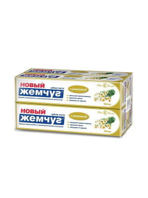 Паста зубная Новый Жемчуг Ромашка 100мл к-32