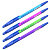 Ручка ЕК R-301 SPRING STICK Neon 0,7мм шар. синяя к-50
