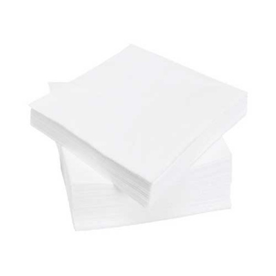 Салфетки 24см х 24см 1сл.Line Paper белые (1уп-100шт) к-36