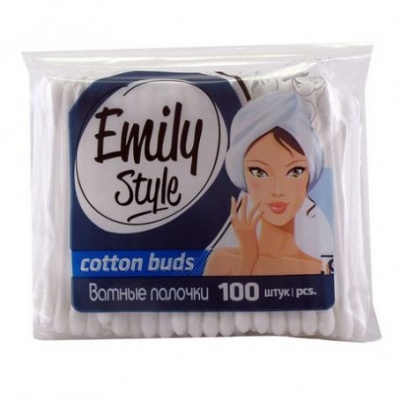 Ватные палочки Emily Style (1уп-100шт) к-52