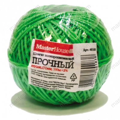 Шпагат полипропил. 050м 1,0мм цв  к-30