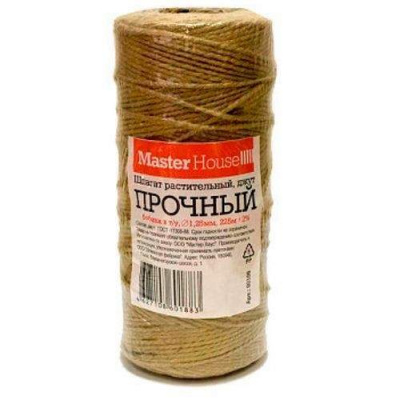 Шпагат джутовый 200м 1,25мм к-25