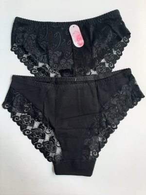 Трусы женские № 0855 p 4XL-6XL  ажурные к-12