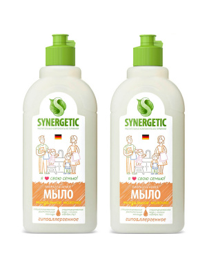 Мыло жидкое Synergetic Миндальное молочко 500мл