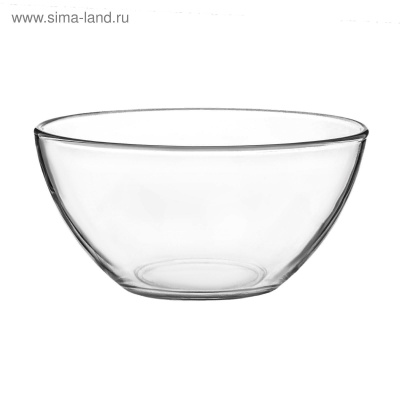 Салатник 0,8л гладкий стекло 