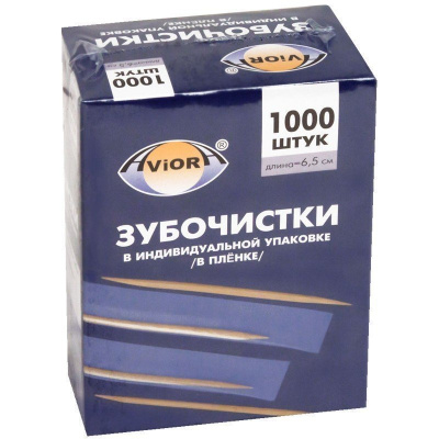 Зубочистки 1000шт в инд.упак. к-30