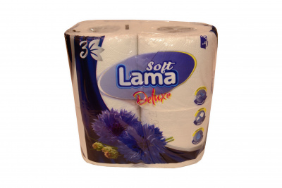 Бум.туалетная 3сл.Snow Lama Soft АБФ (1уп-4шт) к-12
