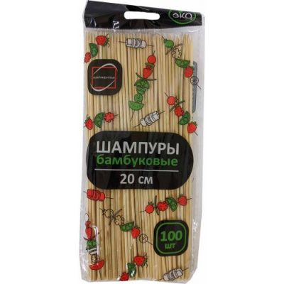 Палочки для шашлыка 20см (1уп-100шт) к-100 