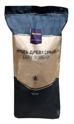 яУголь древесный в мешке 45л Метро 10кг к-15