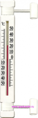 Термометр оконный "Липучка" в п/п (-50*/+50*)