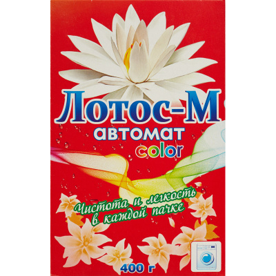 Порошок стиральный Лотос-М 400г автомат колор к-36
