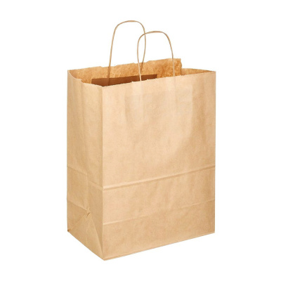 Пакет 260х150х350 крафт с круч.ручками ECO CarrBag TW к-150