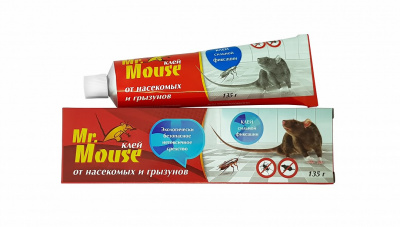 Ср-во от грызунов Универсальное Mr.Mouse 135гр (клей) 