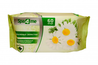 Салфетки влажные Spa 4 Me антиб. у-60 к-28