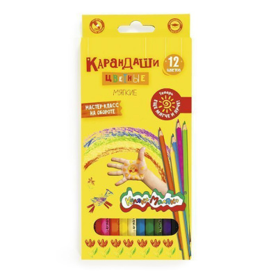 Карандаши цветные Каляка-Маляка 12цв. ККМ12 к-12