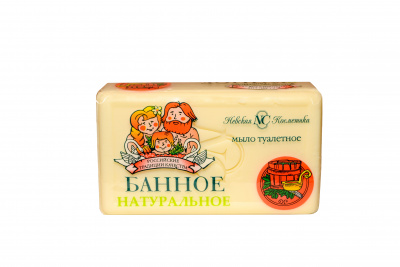 Мыло туалетное Банное НК 140гр к-48